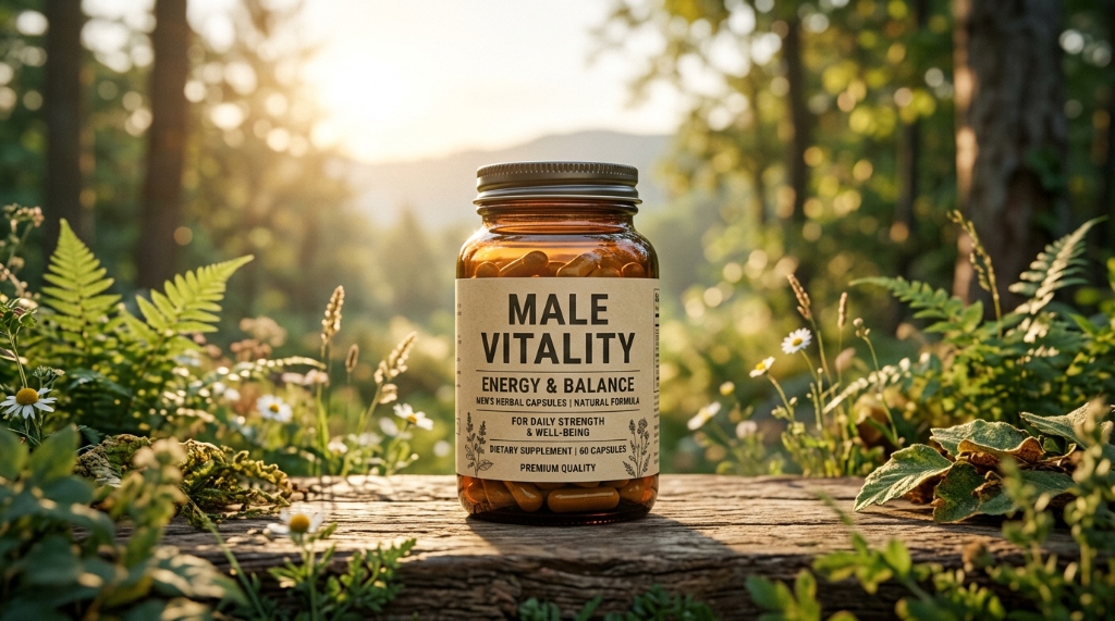 Male Vitality Energy & Balance Bottiglia
